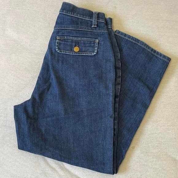 High Waisted Straight Leg Sailor Pant - Picture 3 of 3